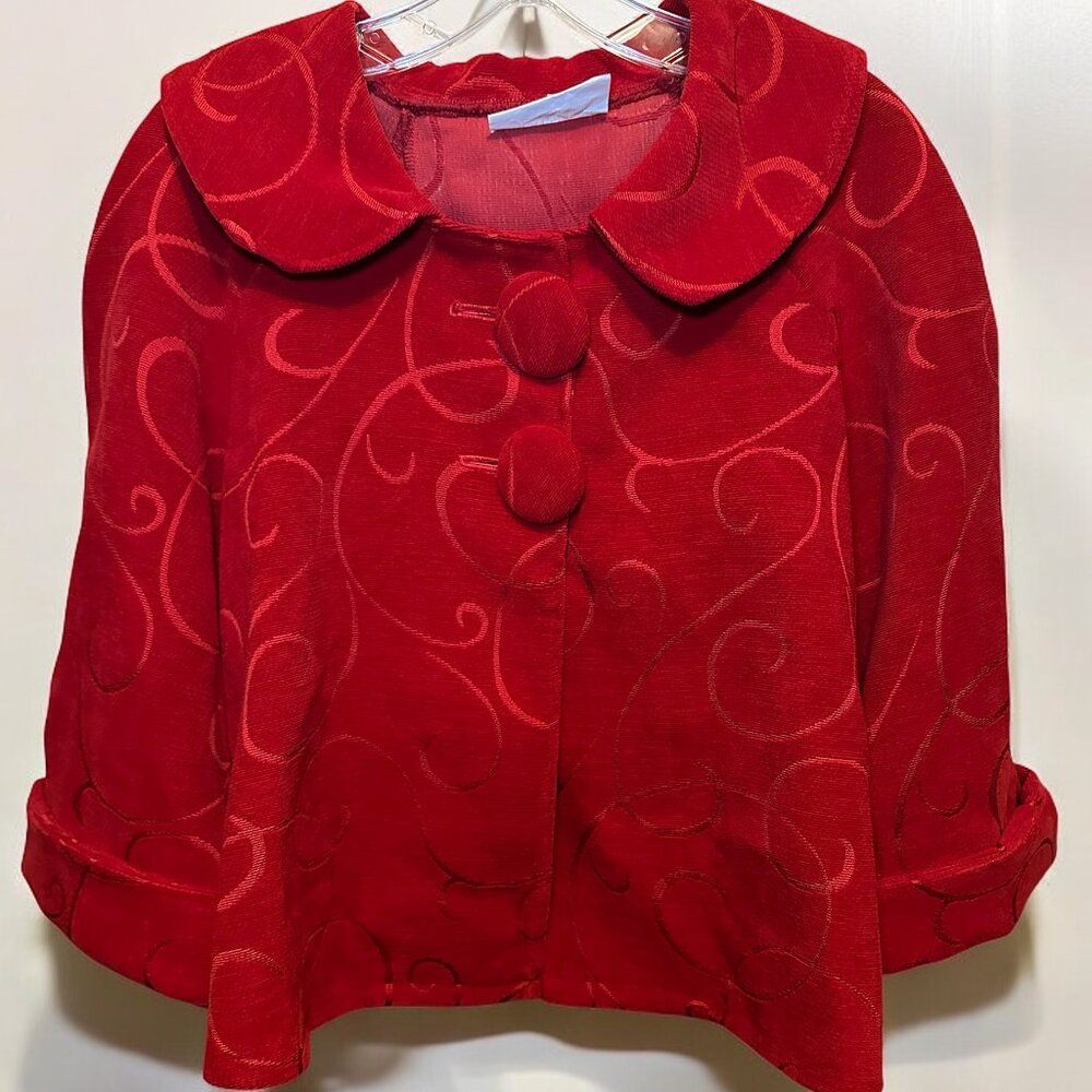 Girl's Material‎ Girl Red Dress Jacket Size Small 6/7